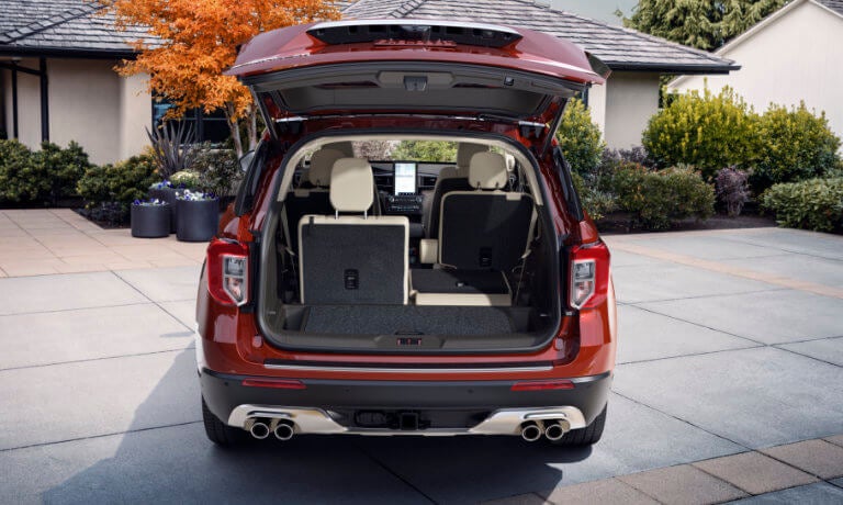 2023 Ford Explorer trunk space