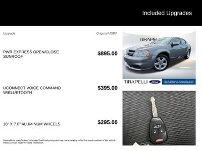 2012 Dodge Avenger SXT
