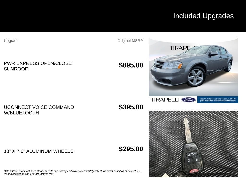 2012 Dodge Avenger SXT