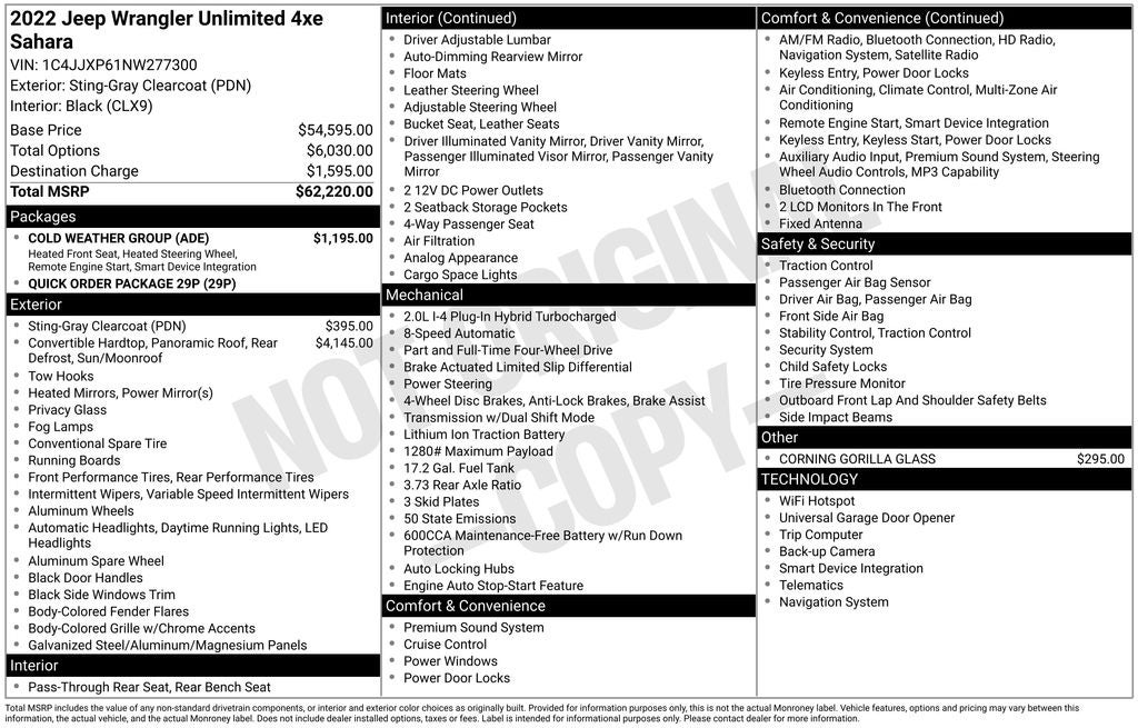 2022 Jeep Wrangler Unlimited Sahara 4xe