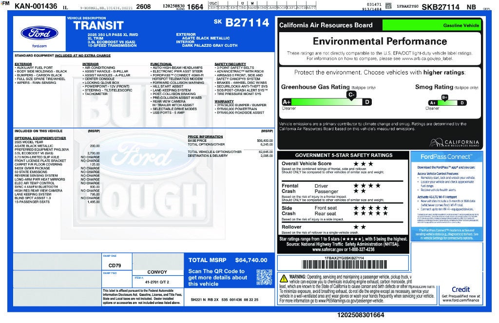 2025 Ford Transit-350 XL