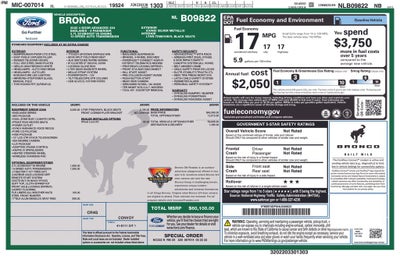 2022 Ford Bronco Badlands