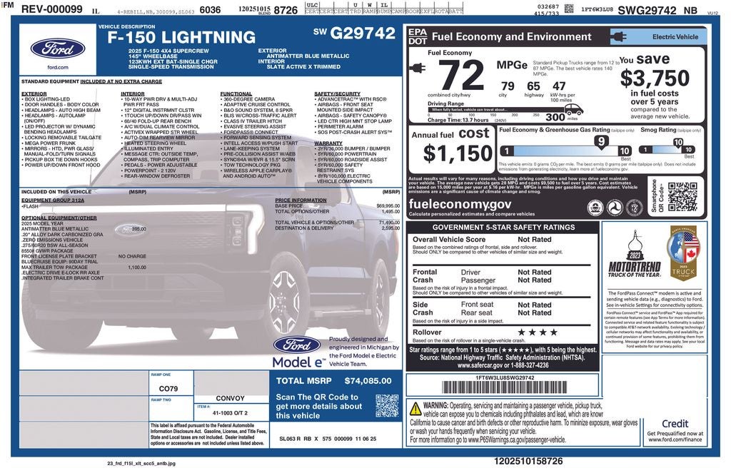 2025 Ford F-150 Lightning Flash