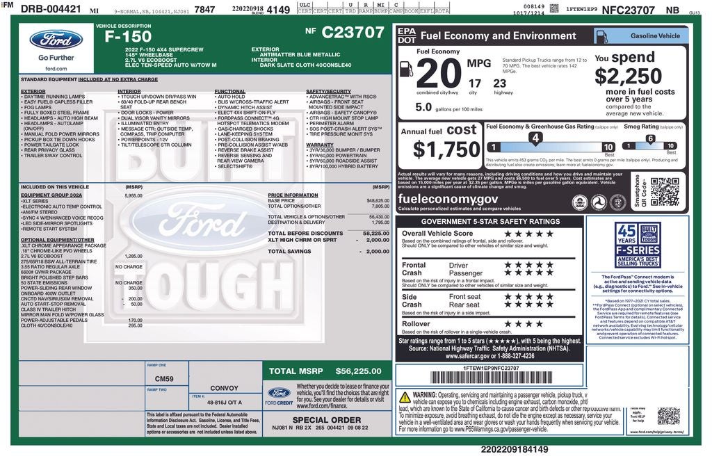 2022 Ford F-150 XLT