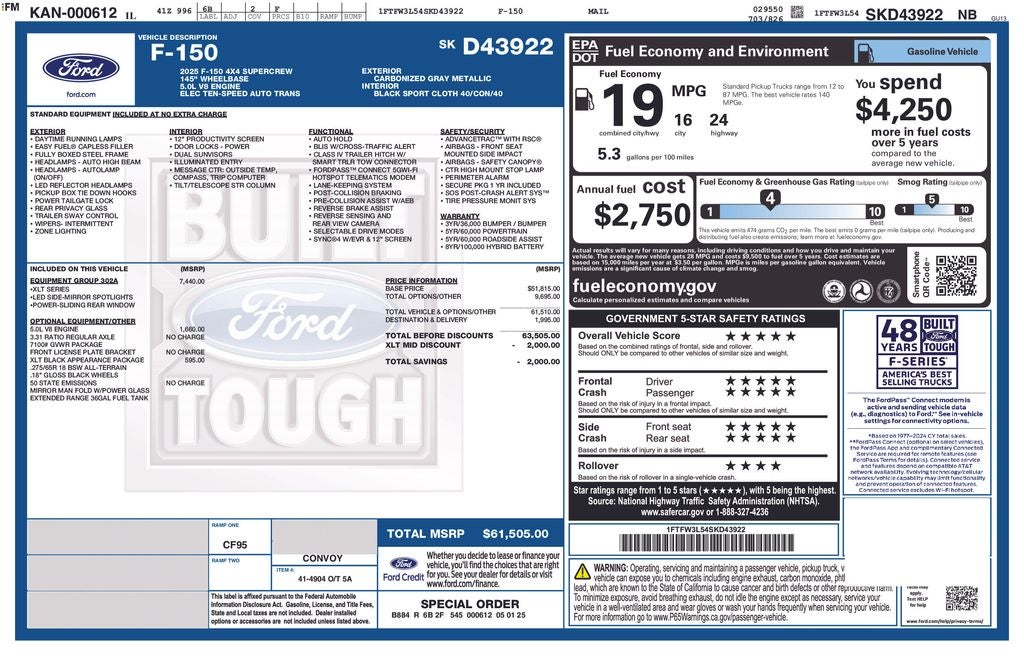 2025 Ford F-150 XLT