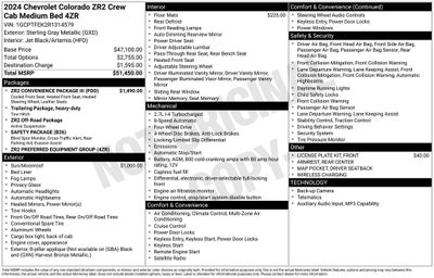 2024 Chevrolet Colorado ZR2