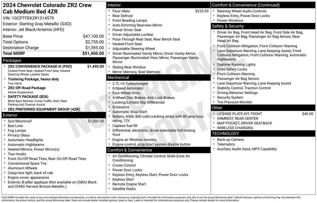 2024 Chevrolet Colorado ZR2