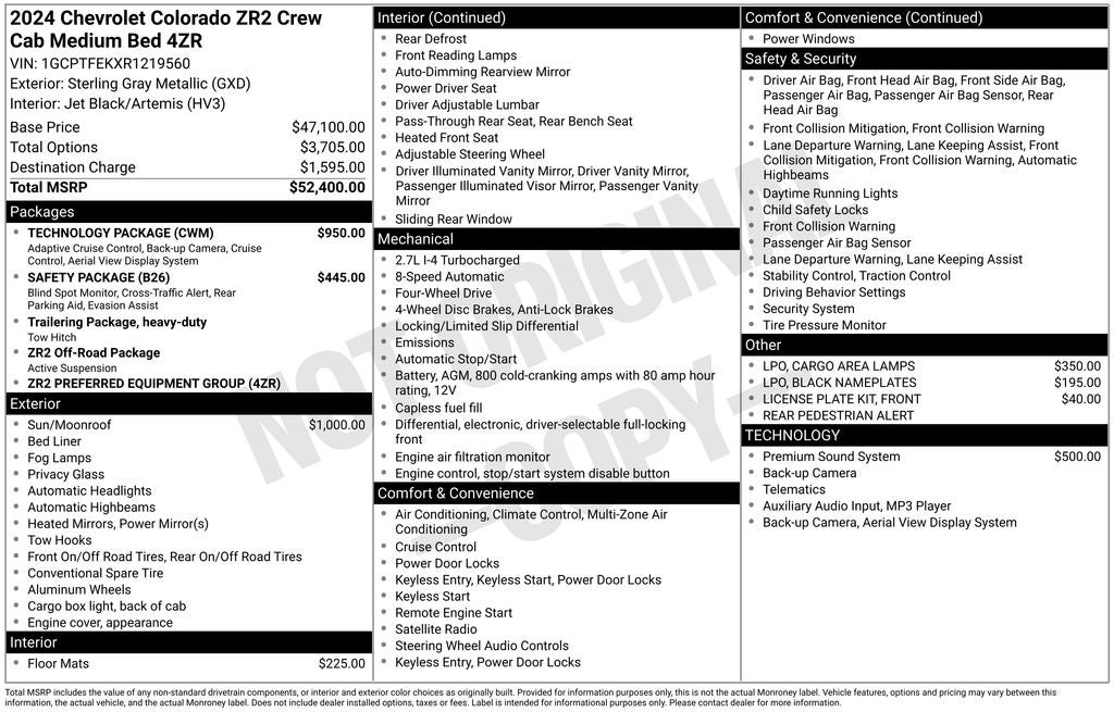 2024 Chevrolet Colorado ZR2