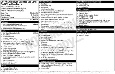 2019 GMC Canyon Base