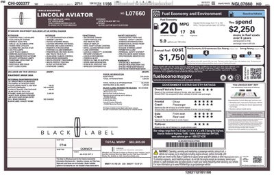 2022 Lincoln Aviator Black Label