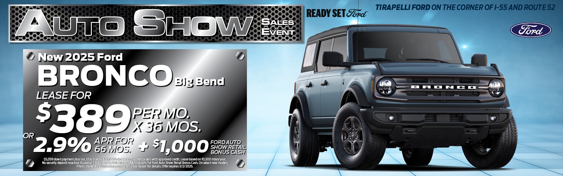 New 2025 Ford Bronco Big Bend