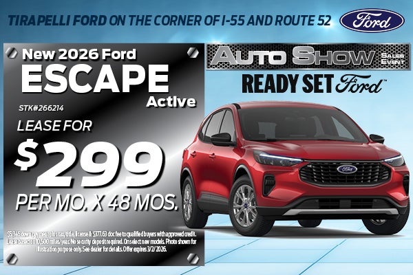 New 2026 Ford Escape Active