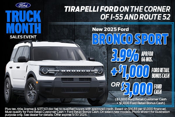 New 2025 Ford Bronco Sport