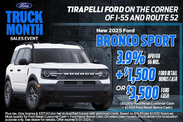 New 2025 Ford Bronco Sport