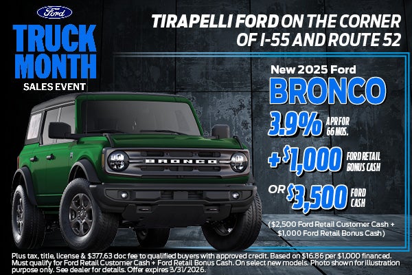 New 2025 Ford Bronco