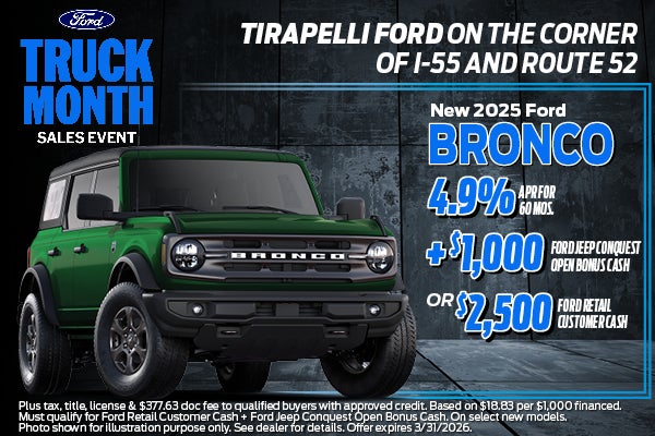 New 2025 Ford Bronco