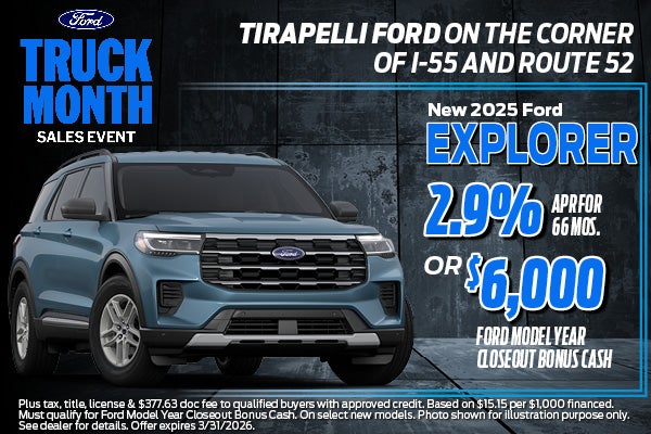 New 2025 Ford Explorer