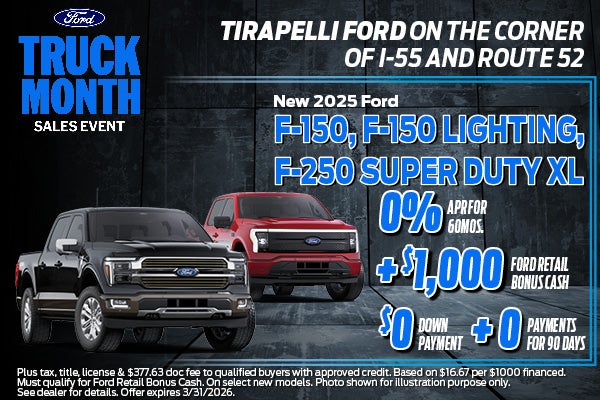 New 2025 Ford F-150 Models