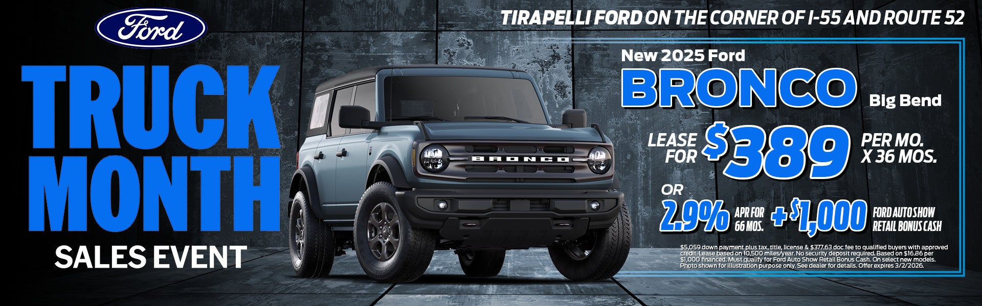 New 2025 Ford Bronco Big Bend