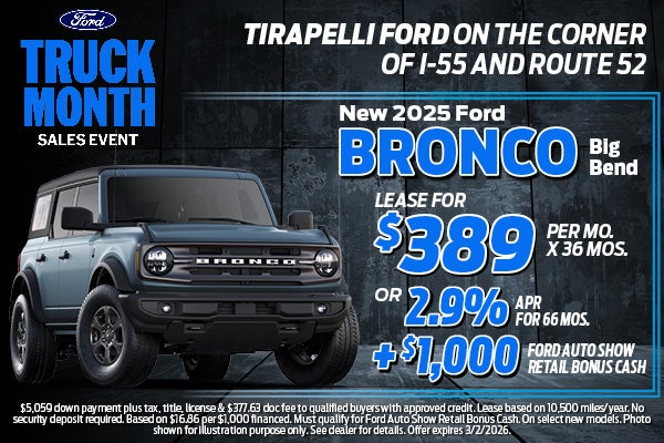 New 2025 Ford Bronco Big Bend