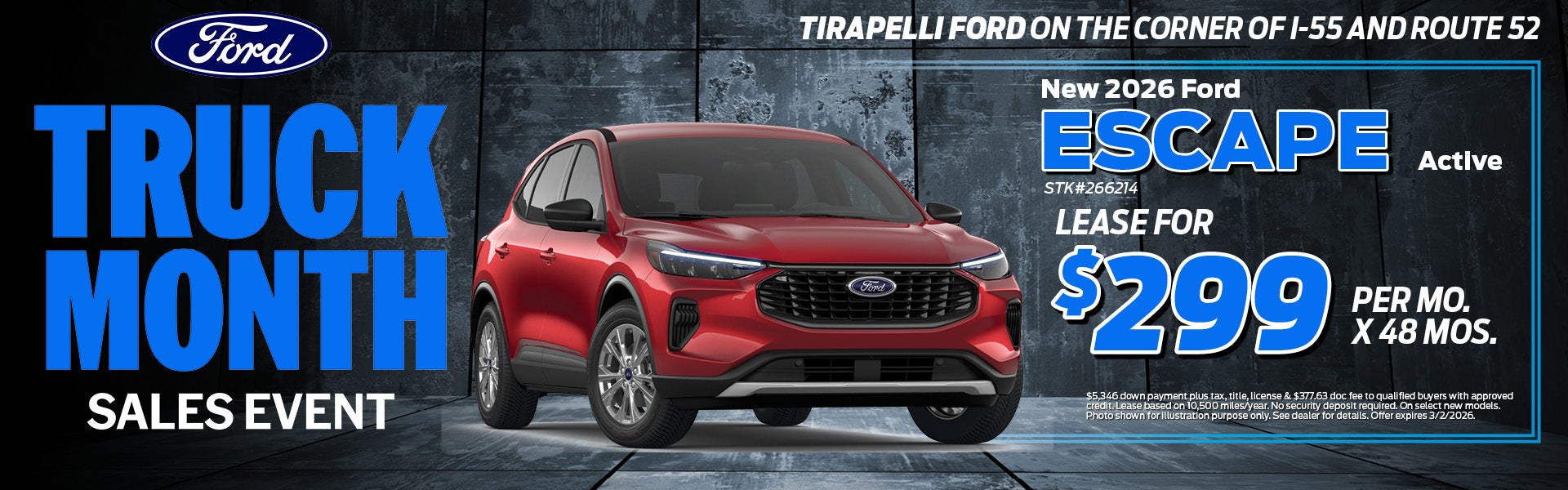 New 2026 Ford Escape Active