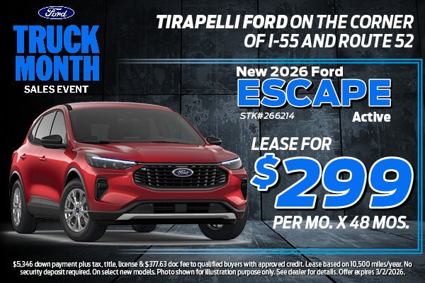 New 2026 Ford Escape Active