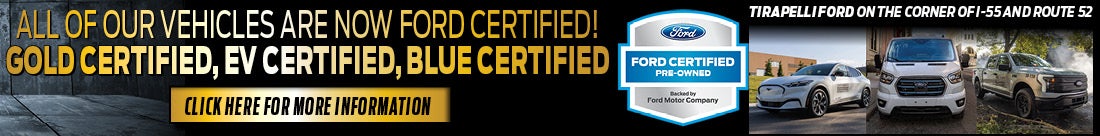 All our vehicles are Certified