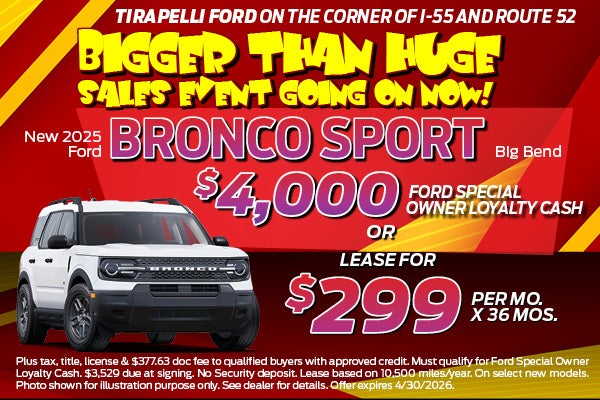 New 2025 Ford Bronco Sport