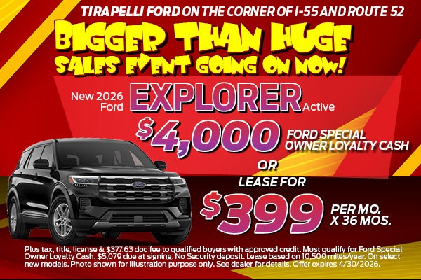 New 2026 Ford Explorer Active