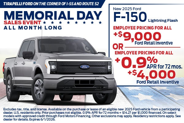 New 2025 Ford F-150 Lightning 