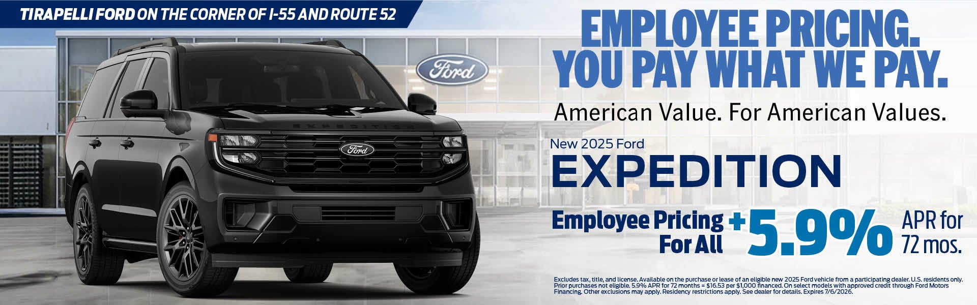 New 2025 Ford Expedition