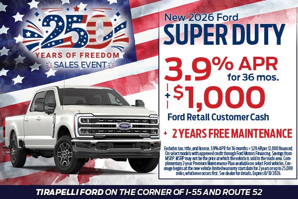 New 2026 Ford Super Duty