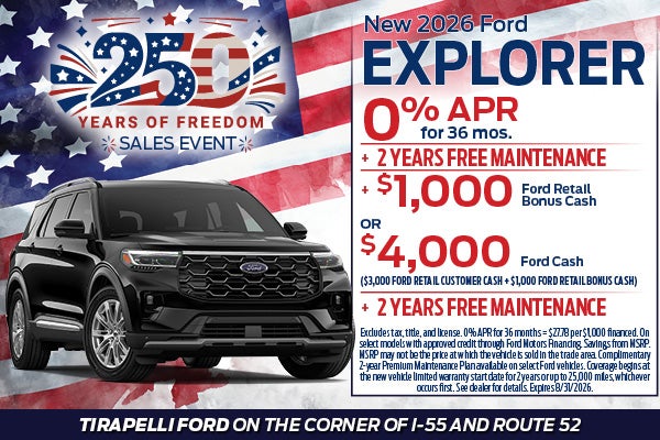 New 2026 Ford Explorer