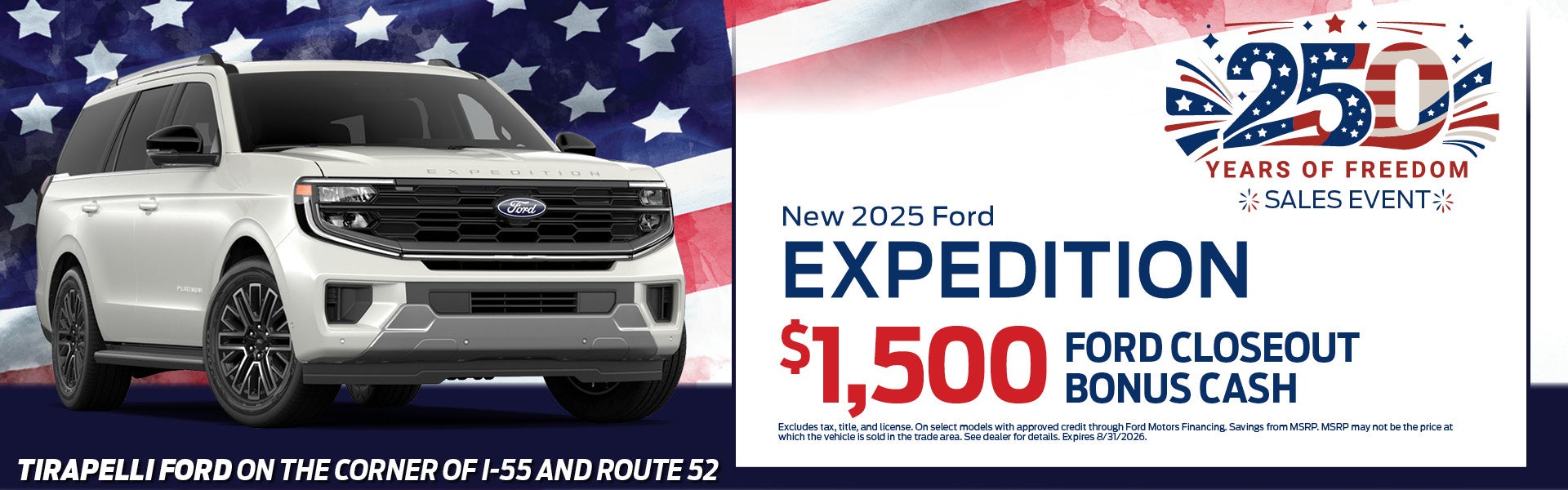 New 2025 Ford Exapedition