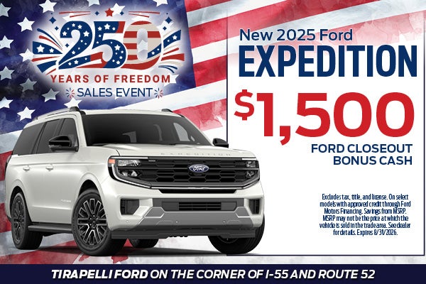 New 2025 Ford Expedition