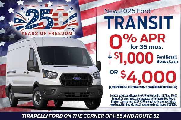 New 2026 Ford Transit
