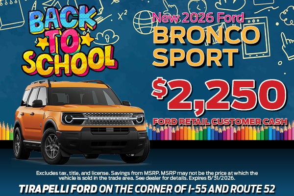 New 2026 Ford Bronco Sport