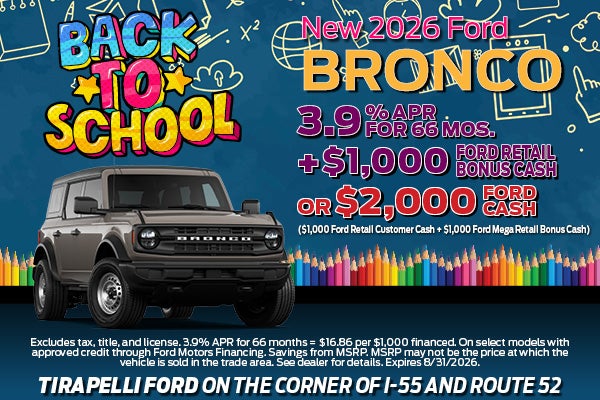 New 2026 Ford Bronco