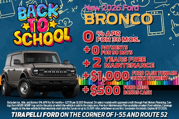 New 2026 Ford Bronco