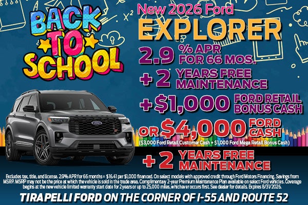 New 2026 Ford Explorer