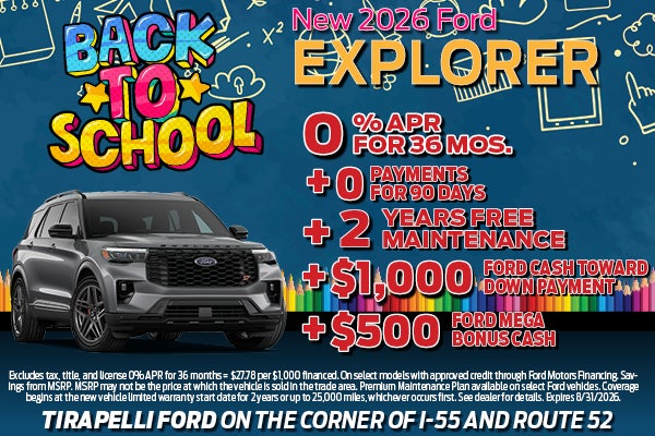 New 2026 Ford Explorer