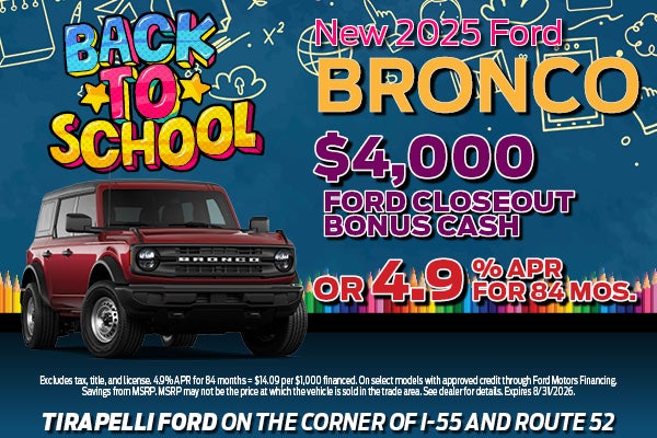 New 2025 Ford Bronco