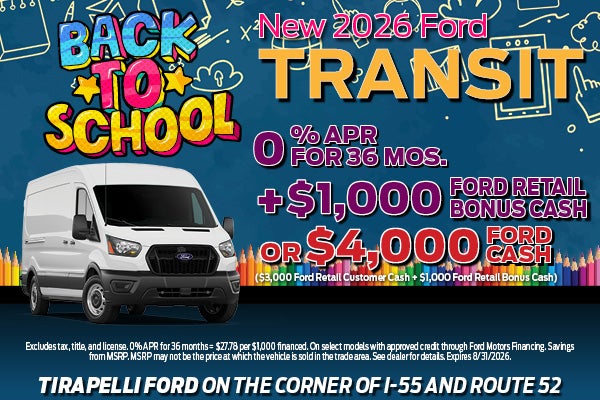 New 2026 Ford Transit