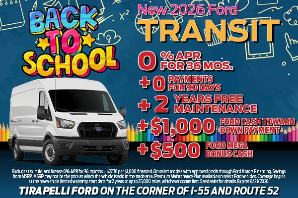 New 2026 Ford Transit