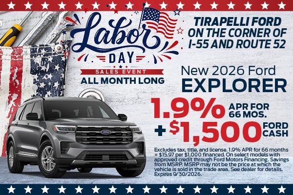 New 2026 Ford Explorer