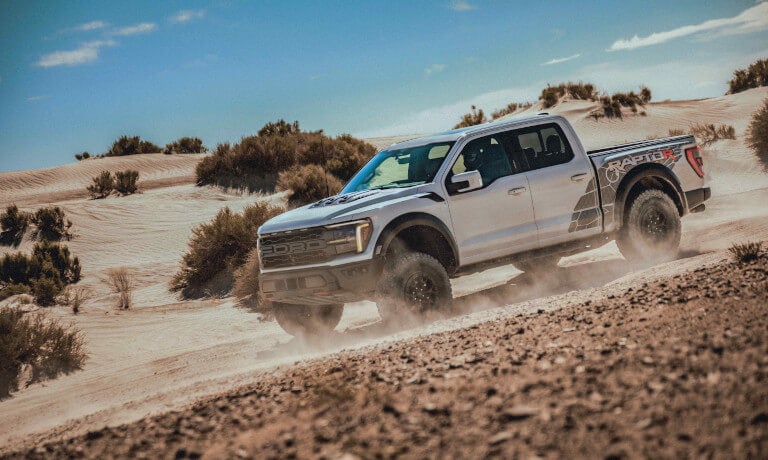 2025 Ford F-150 offroading in the desert