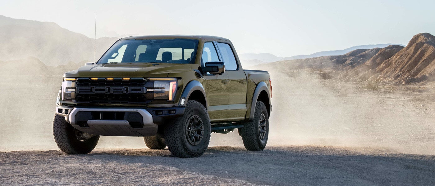 2025 Ford F-150 parked in the desert