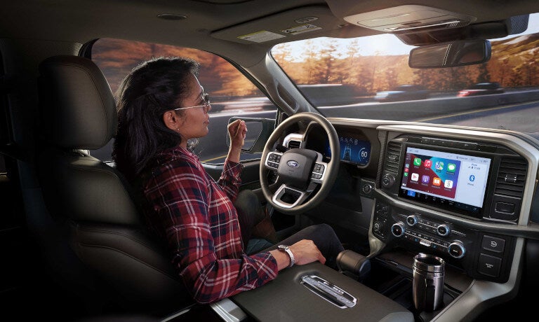 2025 Ford F-150 hands off driver