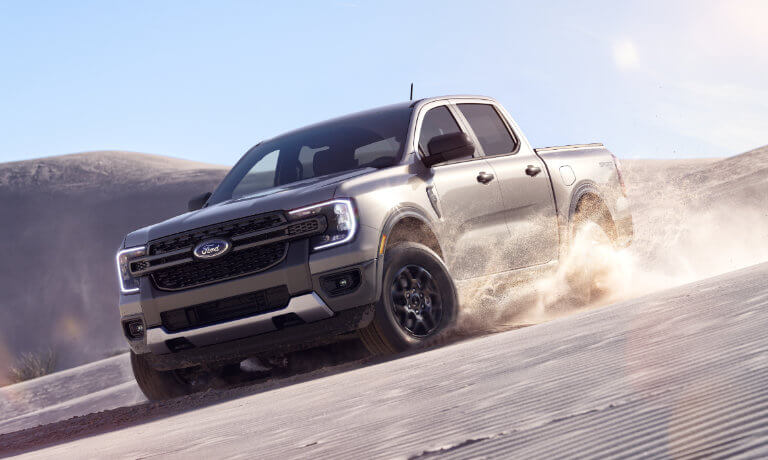 2025 Ford Ranger offroading in desert