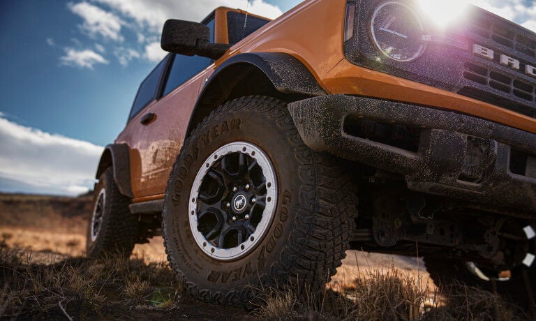 2026 Ford Bronco tire close-up